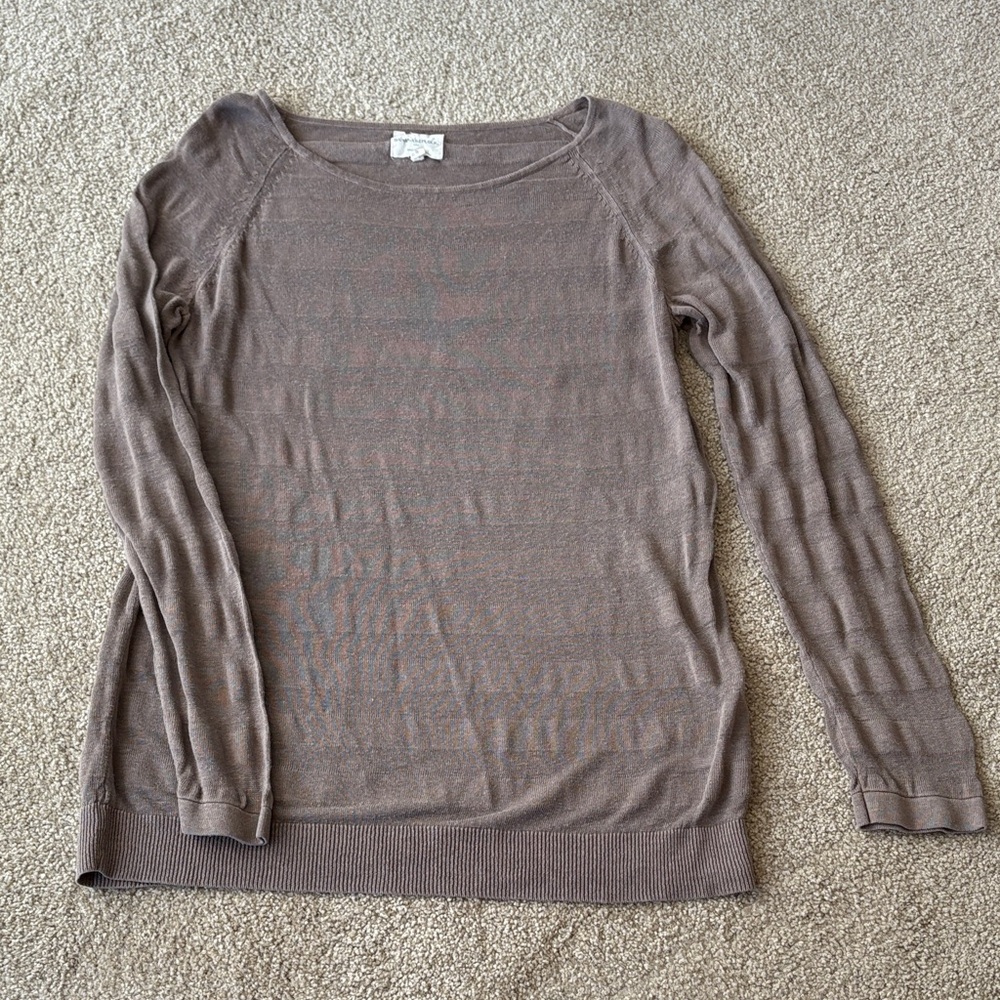 Banana Republic Taupe Knit Top
